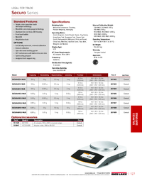 Thumbnail of document Data Sheet - Secura Series
